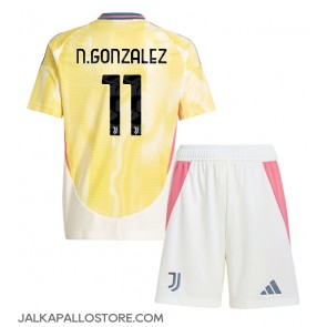 Juventus Nicolas Gonzalez #11 Vieraspaita Lapsille 2024-25 Lyhythihainen (+ shortsit)